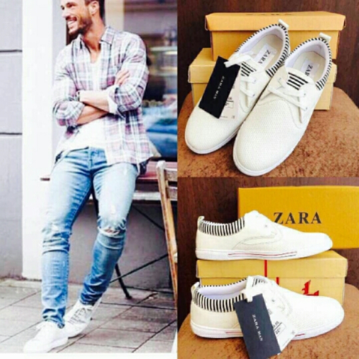 Zara Men's Casual Shoes (White)