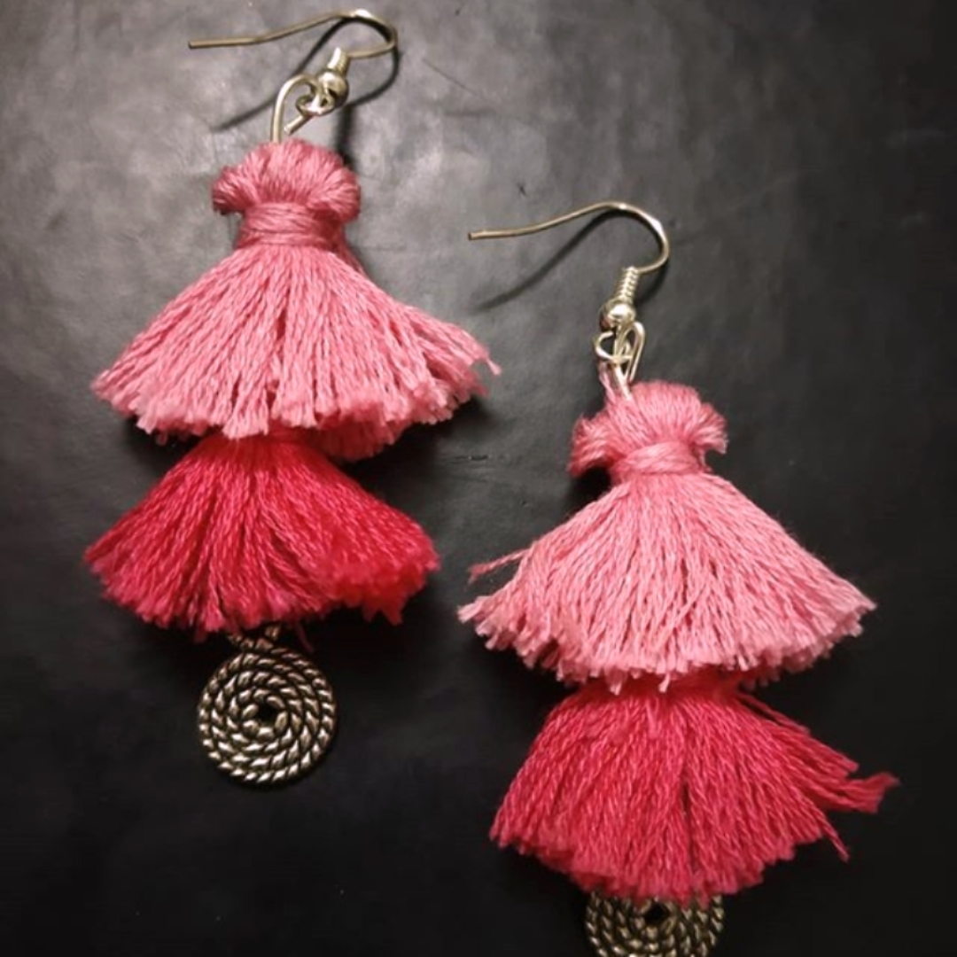 Pinky Steps Tassels