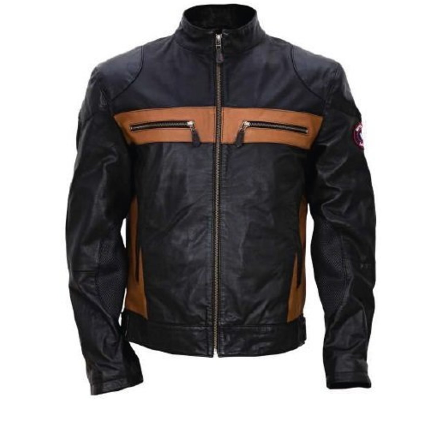 Biker Jacket Misano Black / Tan