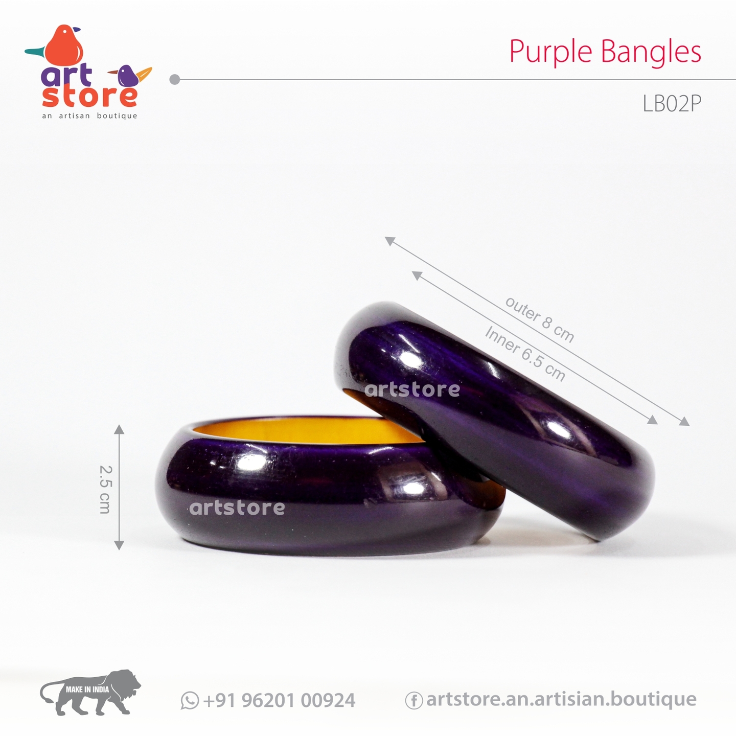 Purple Bangles. 