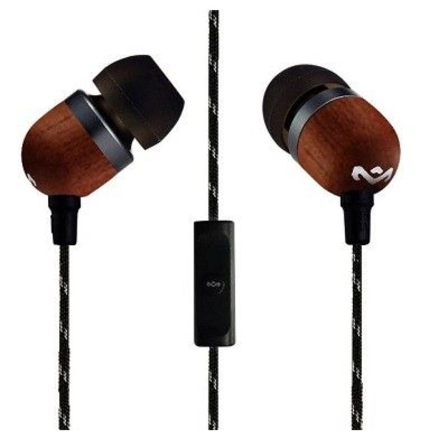 House of Marley Smile Jamaica EM-JE041-SB in-Ear Headphones with Mic (Black)