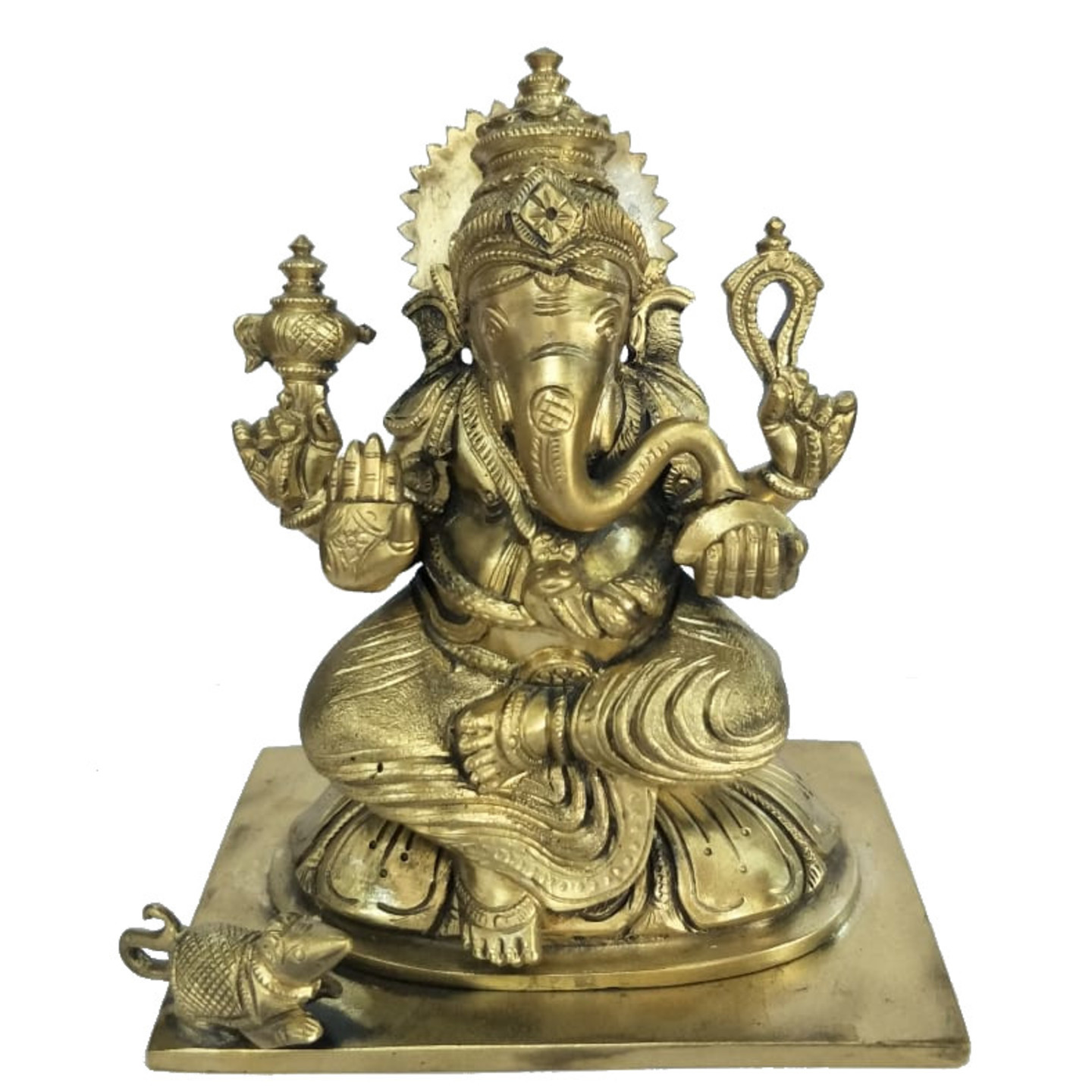 Brz Ganesh Sitting (35293)