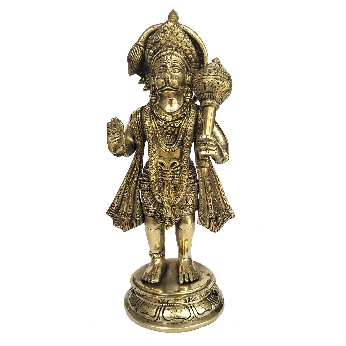 Brass Hanuman standing 39120