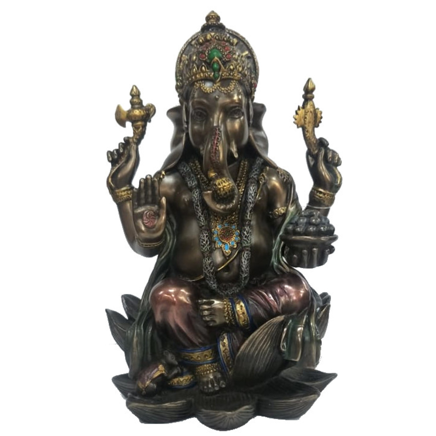 Ganesh Sitting on lotus (34080)