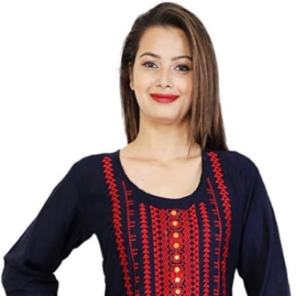 Embroidery Work Long Kurti