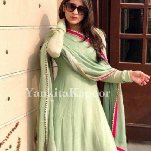 Kurti With Palazzo Dupatta Set