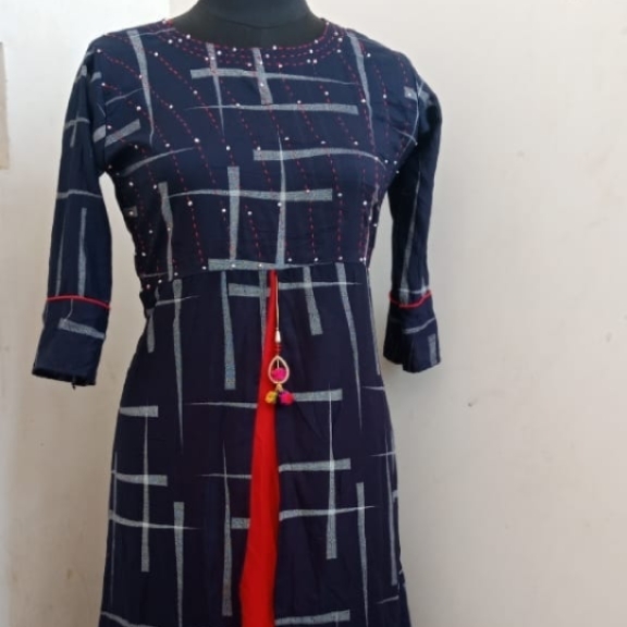 Rayon Long kurti