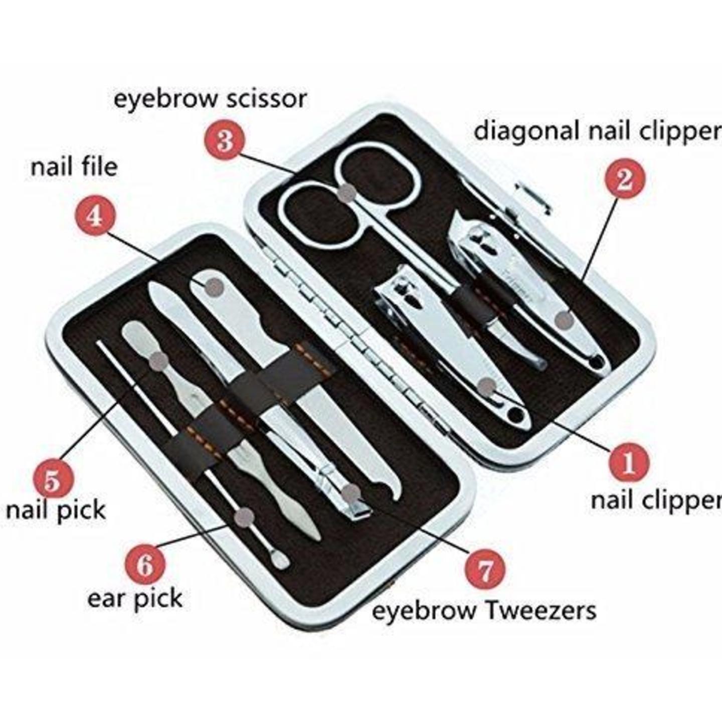 Pedicure & Manicure Tools Kit For Women 7in1