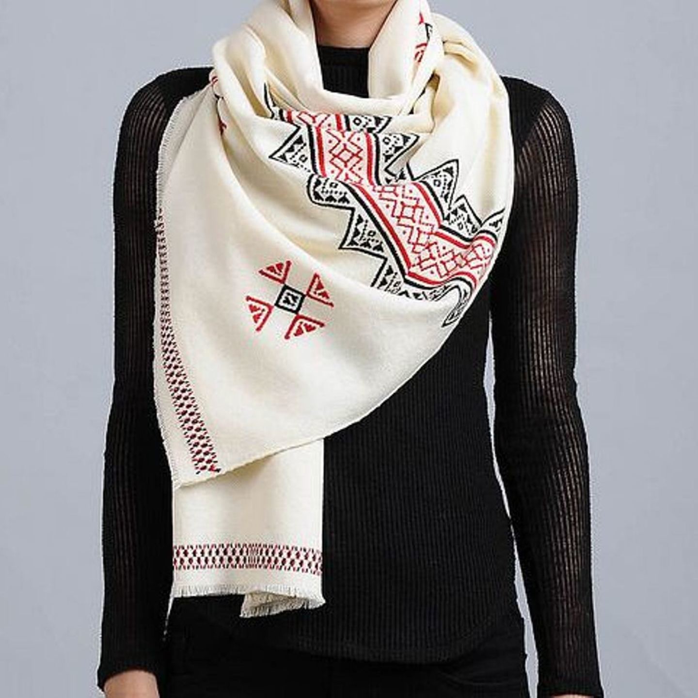 Toda Hand Embroidered Stole