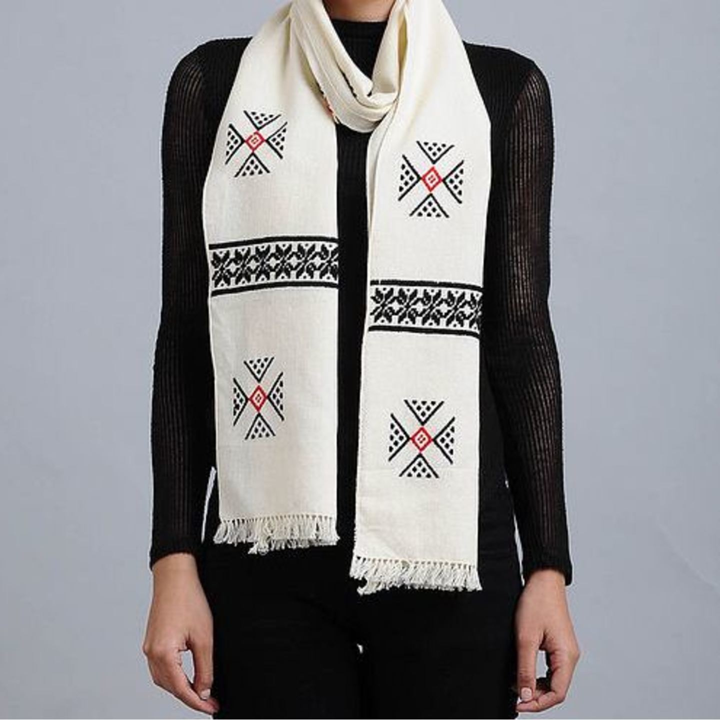 Toda Hand Embroidered Stole