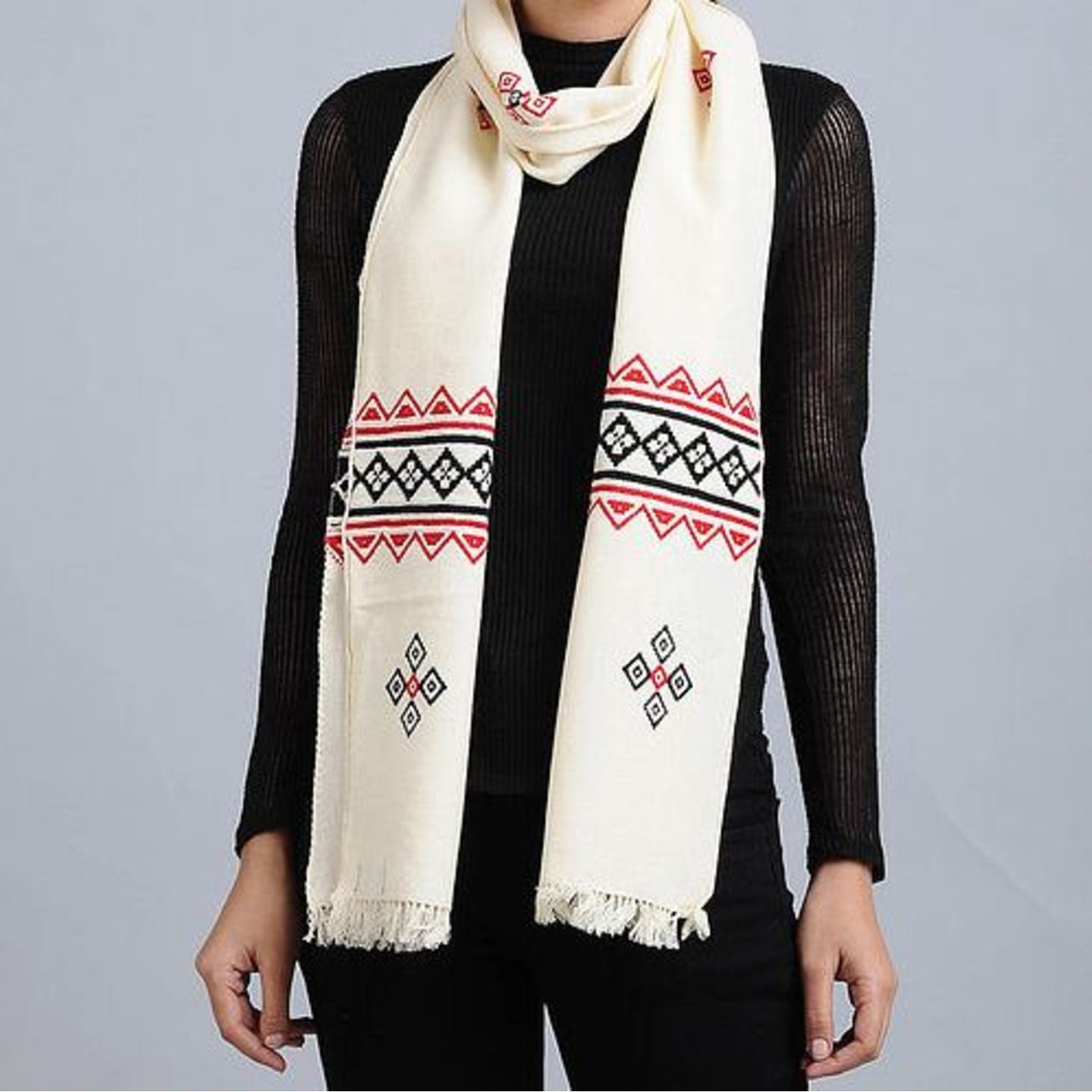 Toda Hand Embroidered Stole