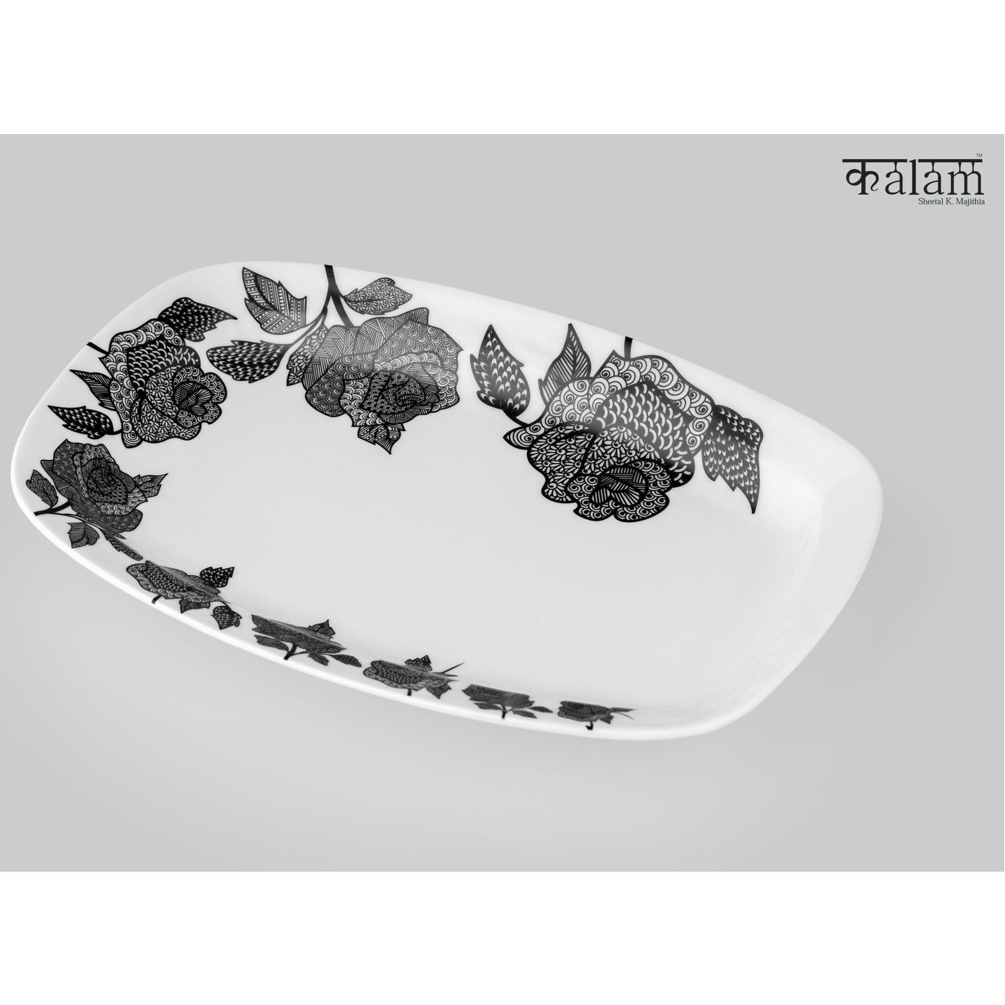 Rice Platter - Rose