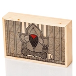 Natural Wooden Slider Box Big- Ganesh