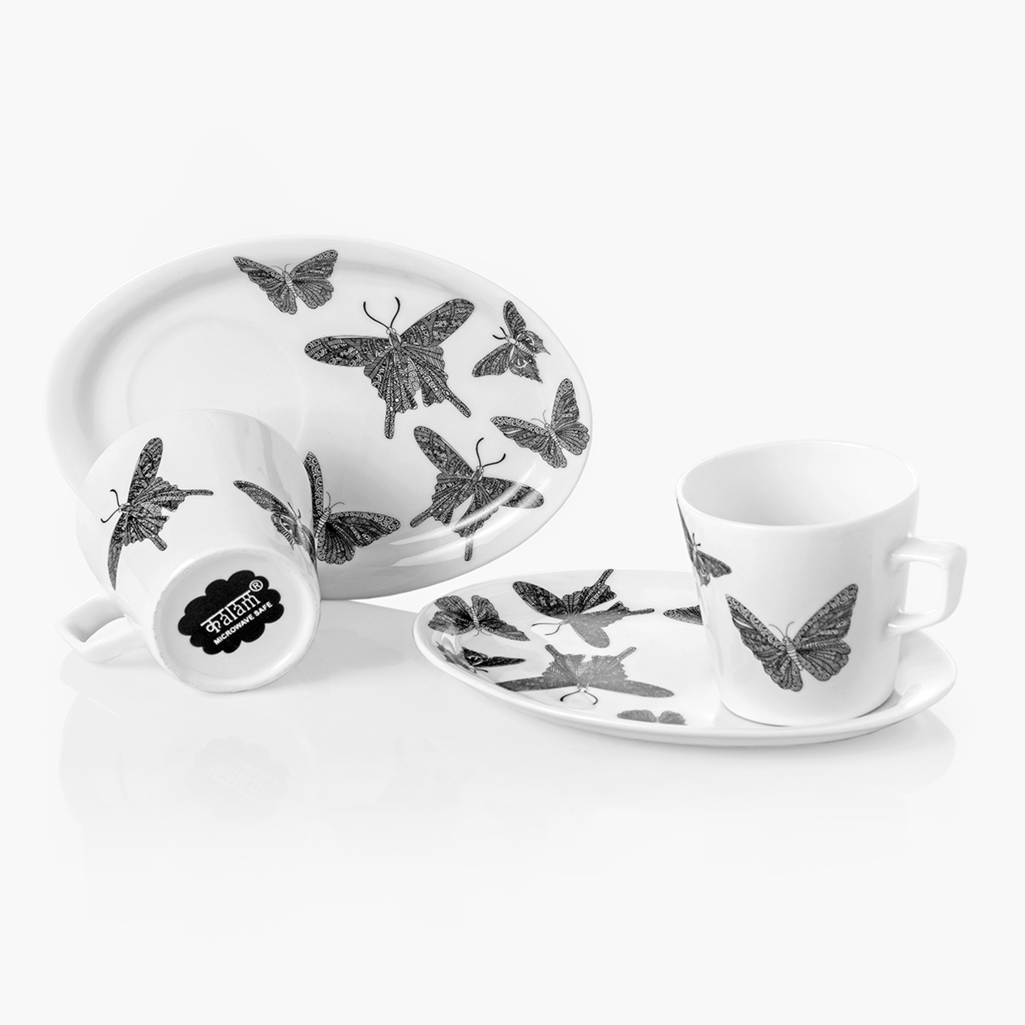 Butterfly Coffee Cookie Set