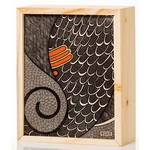 Natural Wooden Slider Box Small- Tilak Ganesh