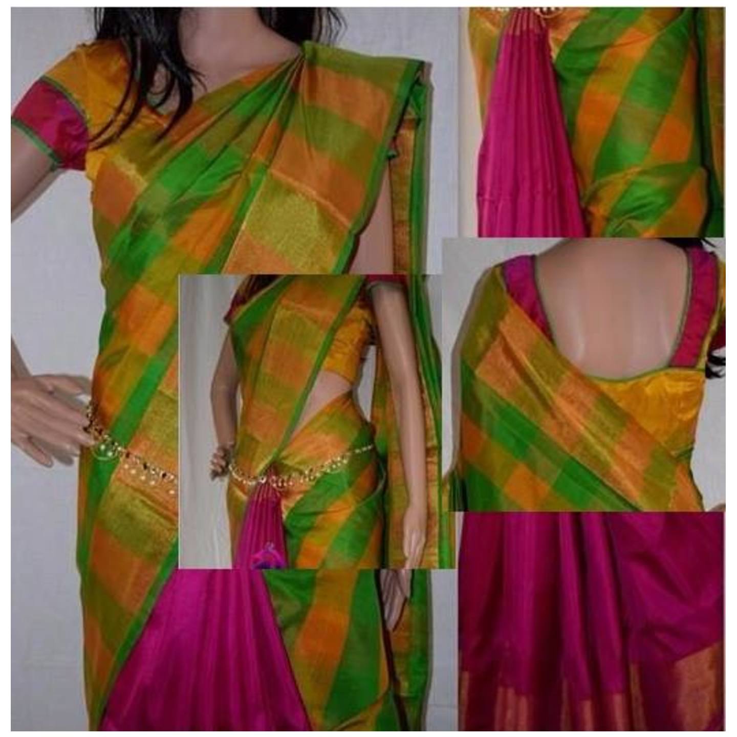 uppada checks sarees