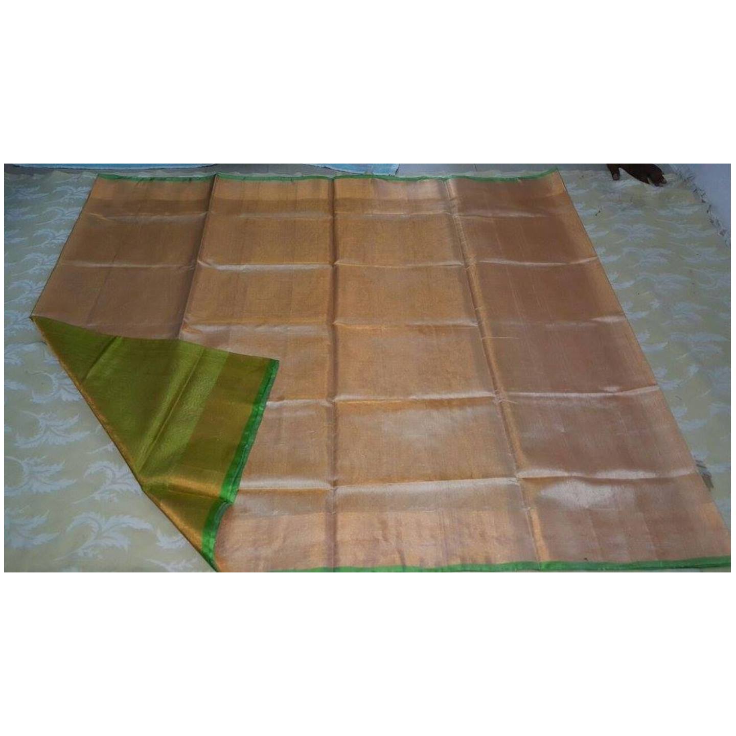 uppada cream tissue saree 