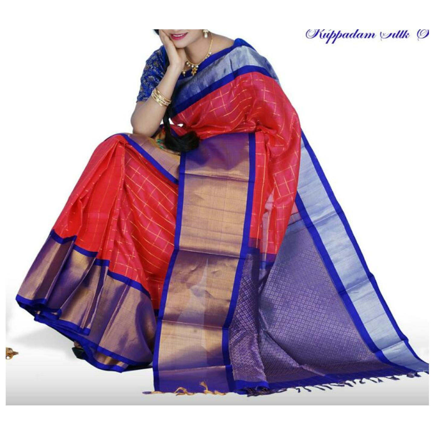 kuppadam pink sarees