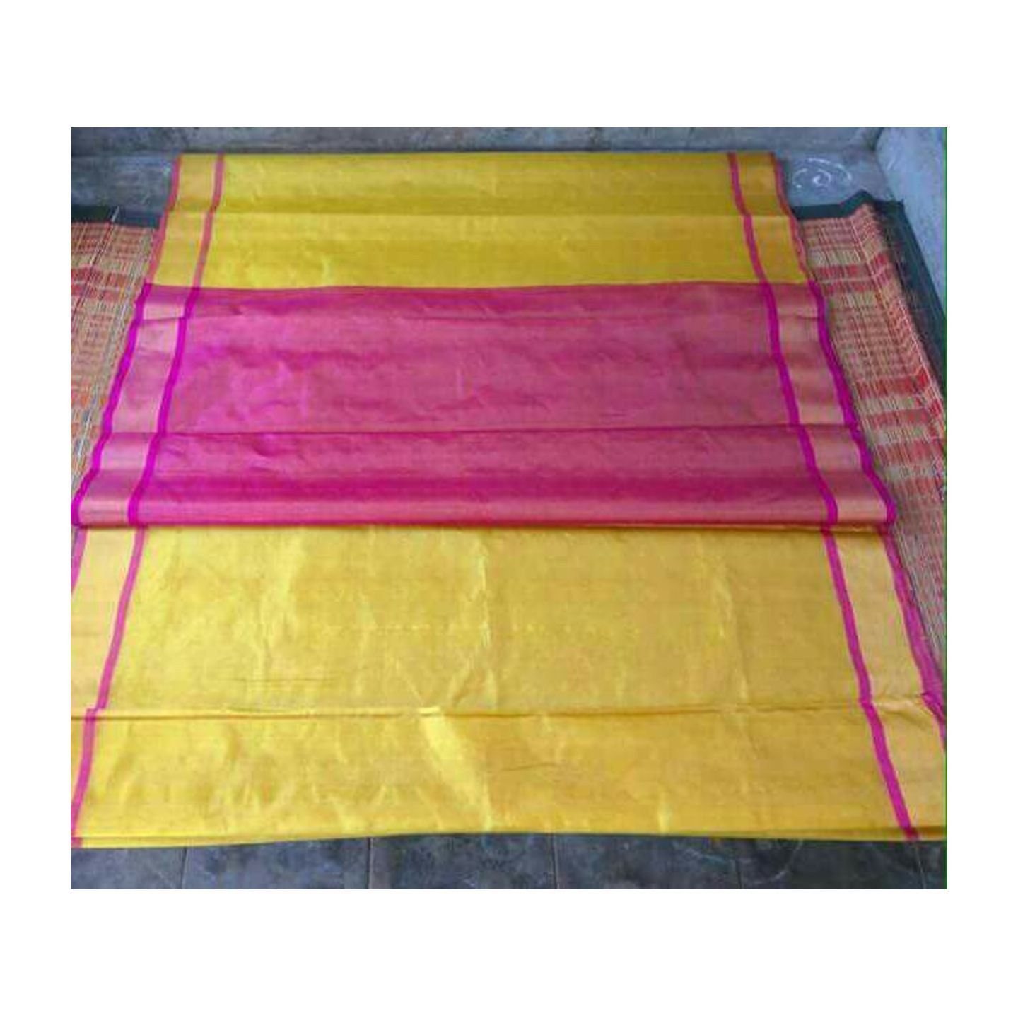 uppada yellow tissue sarees