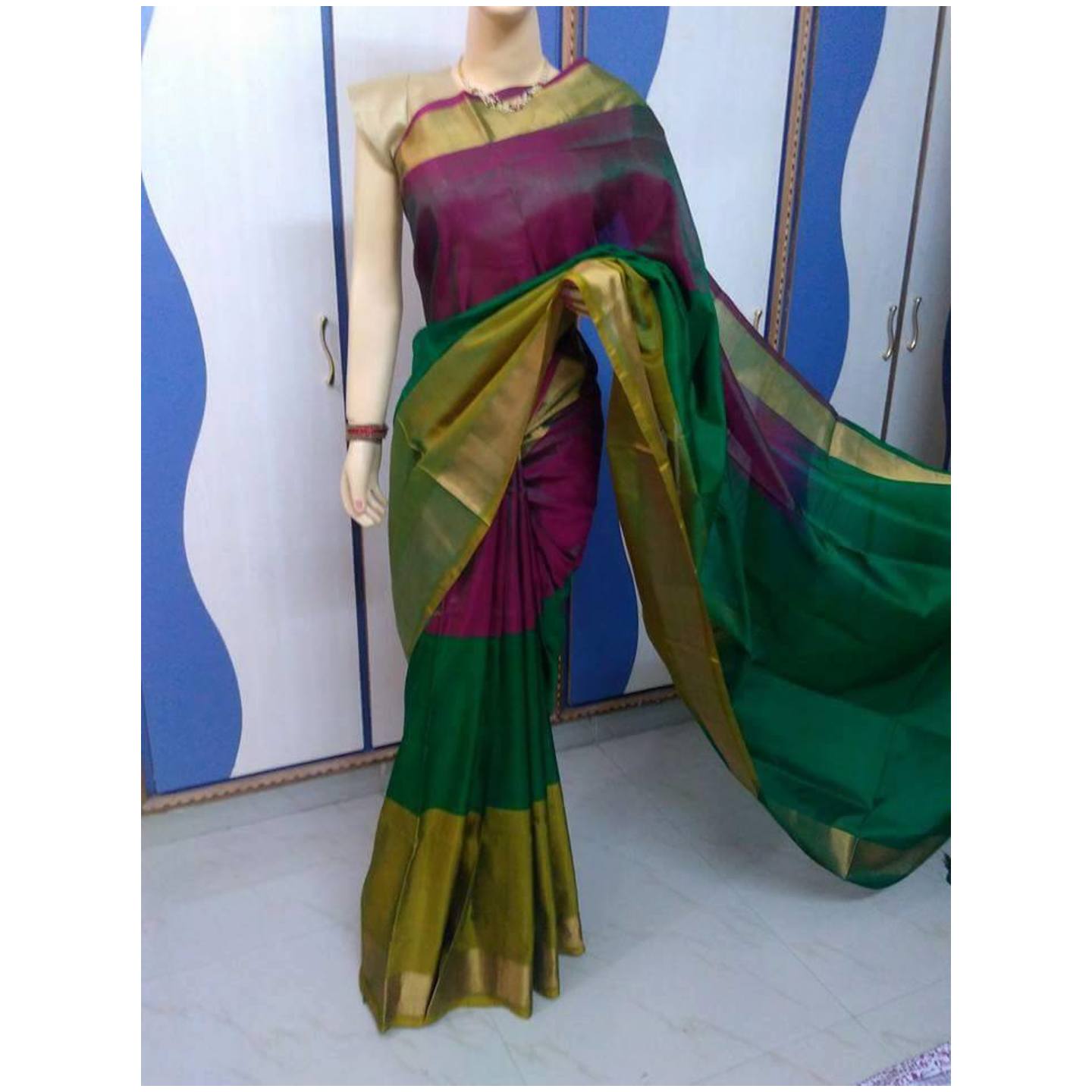 uppada 3 colrs handloom sarees 