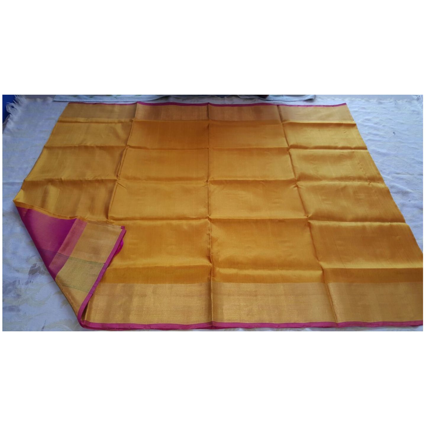 uppada yellow colrs handloomsarees