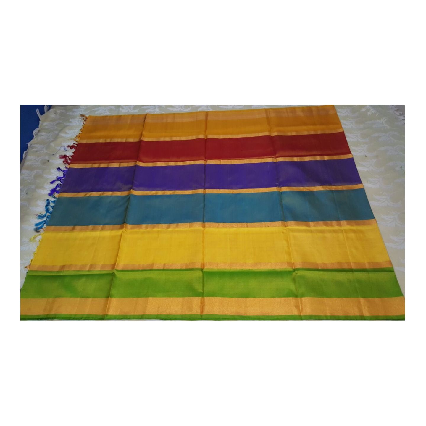 uppada 6 colrs handloom sarees 