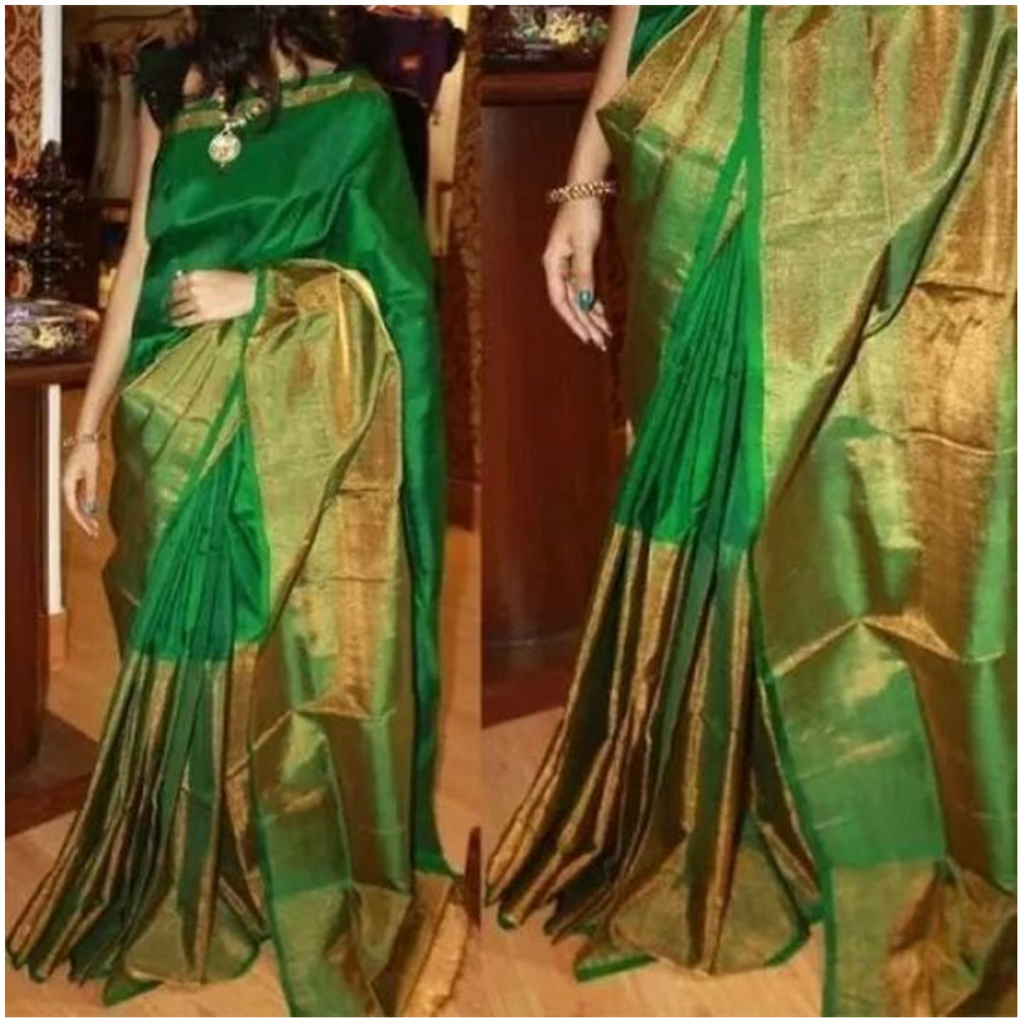 uppada  green hafe tissue