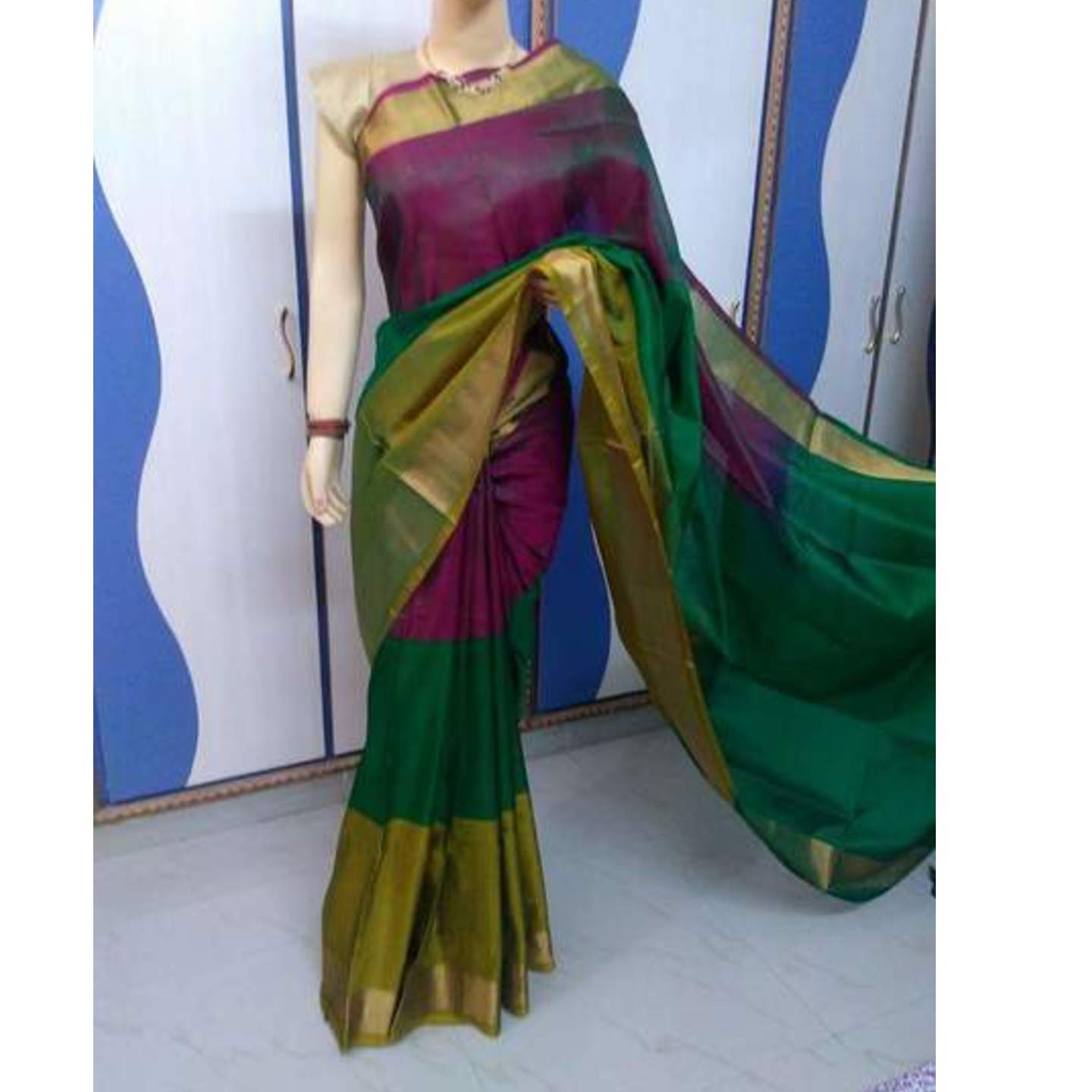 uppada 3 colrs saree