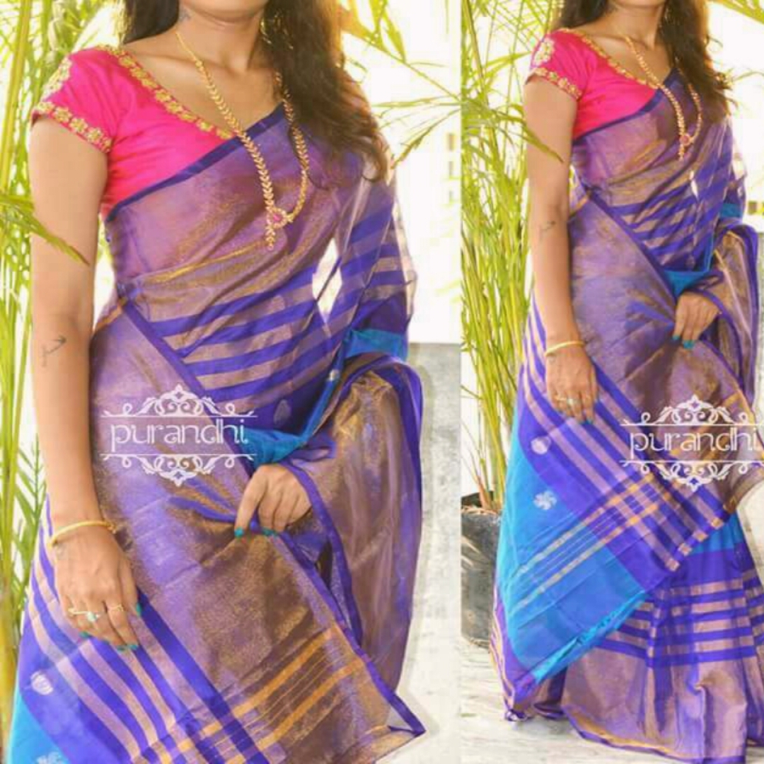 uppada blue handlooms sarees 