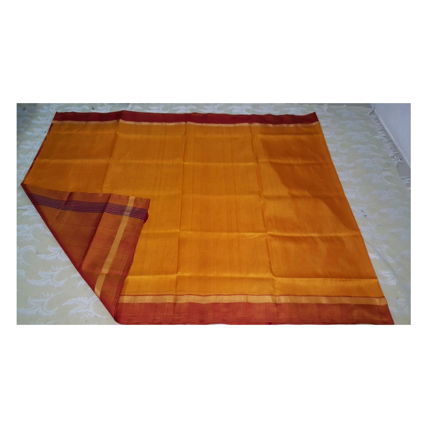 uppada yellow  handloom sarees 