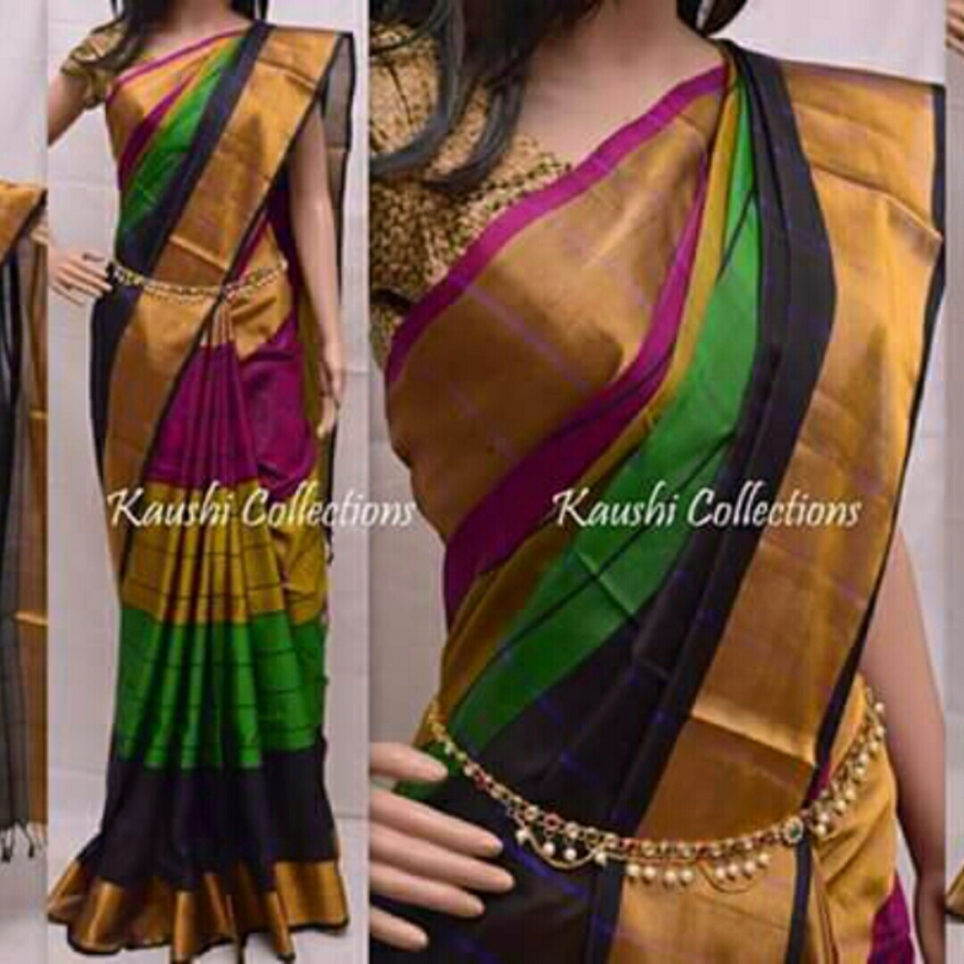 uppada 4 colours sarees 