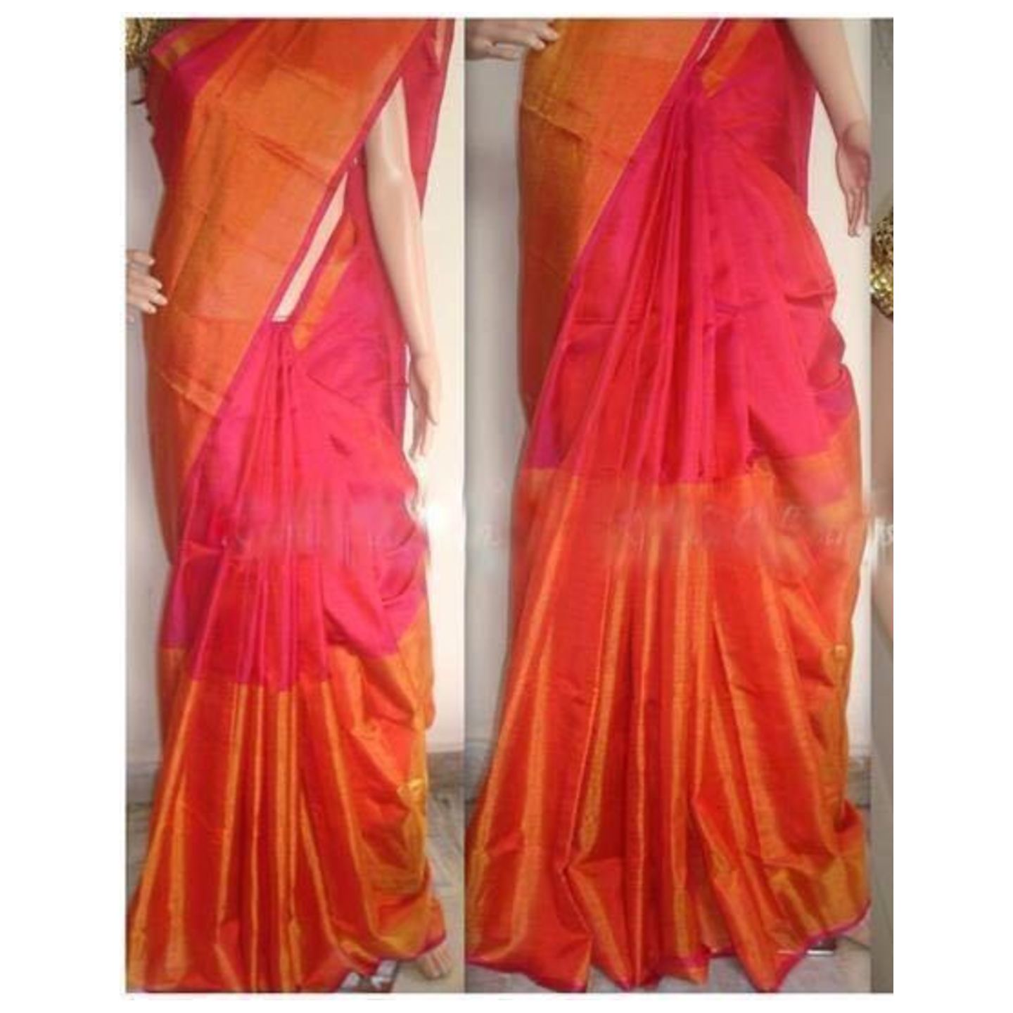  uppada red tissue handloom saree