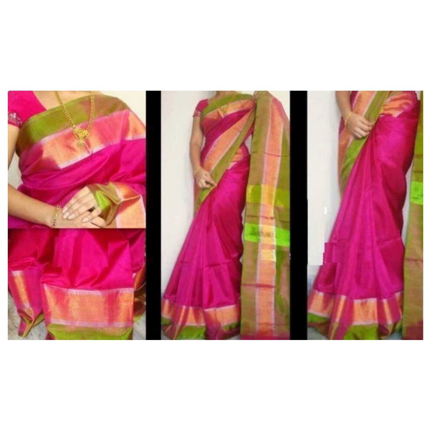 uppada pink sarees