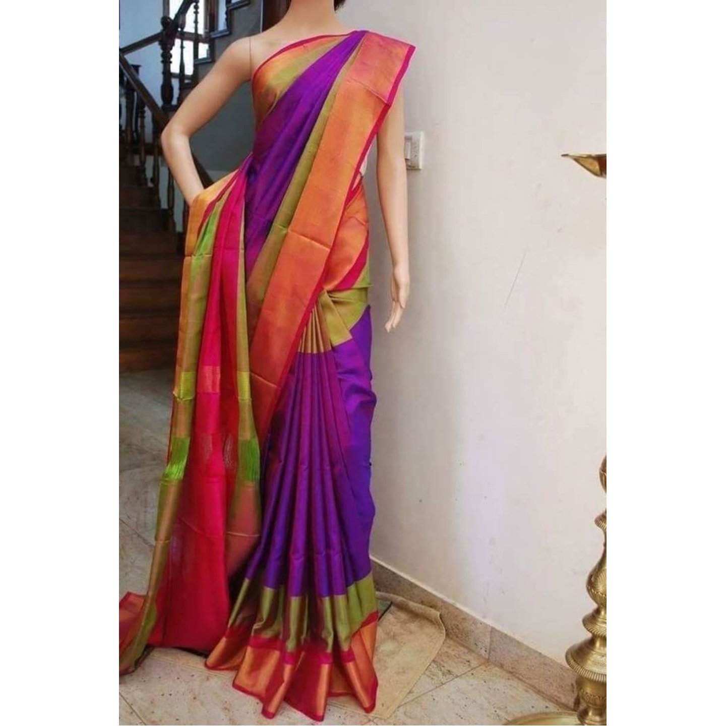 uppada purple clor specal handloom saree 