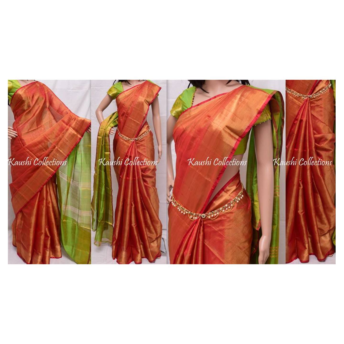 uppada pink tissue sarees