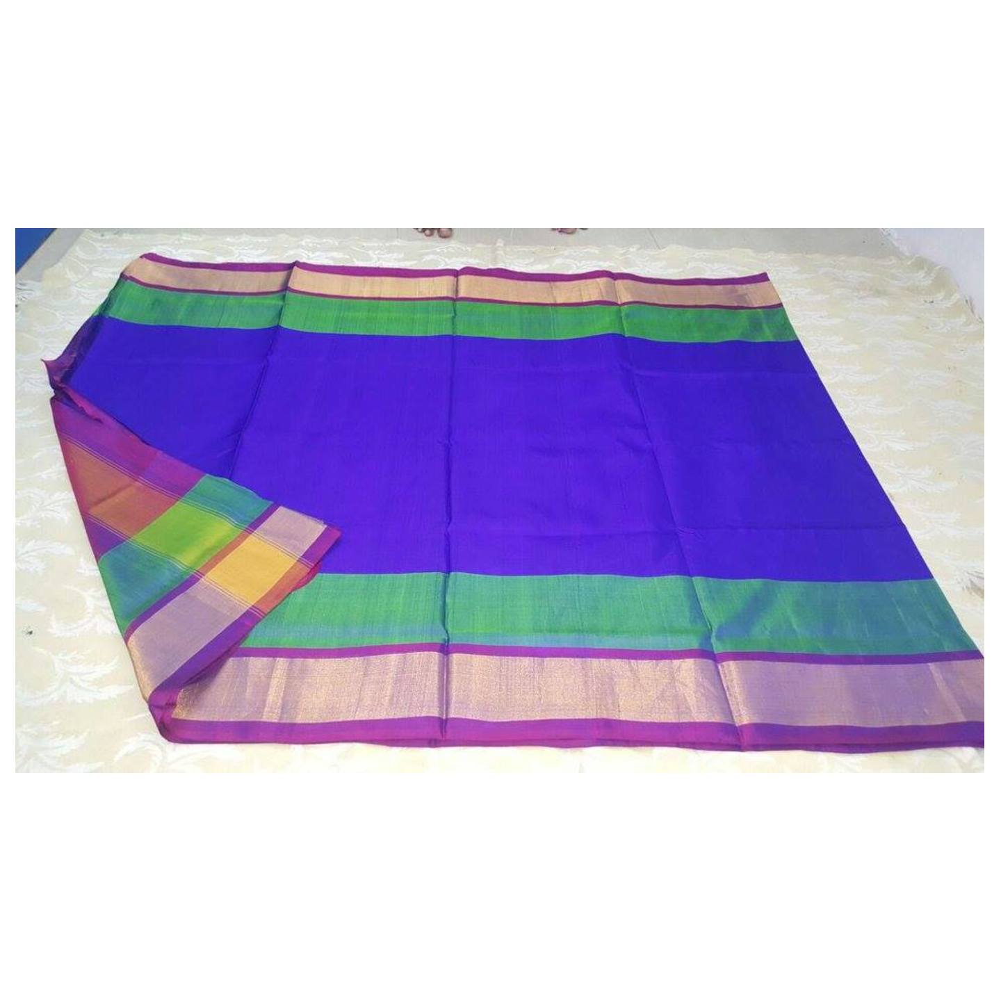 uppada blue handloom sarees