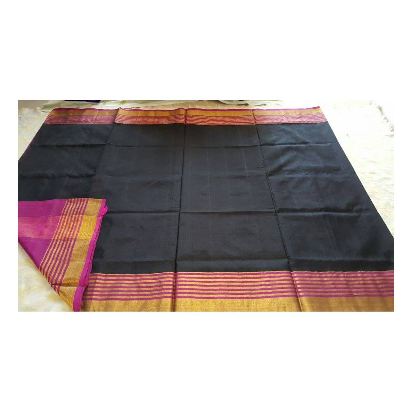 uppada black handloom sarees