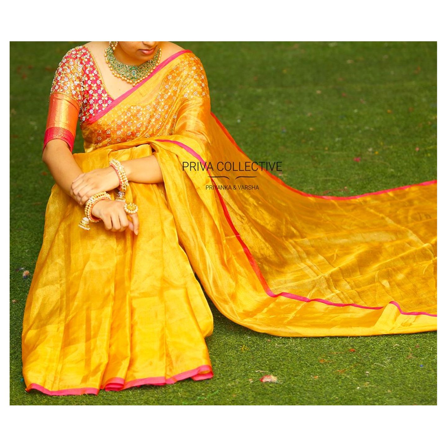 uppada yellow tissue sarees