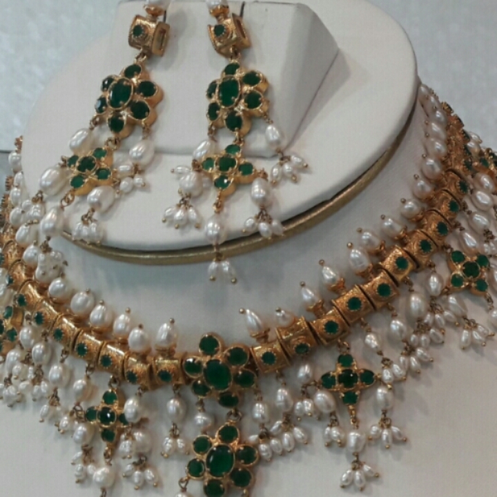 Original Pearls Butta Pusalu Set