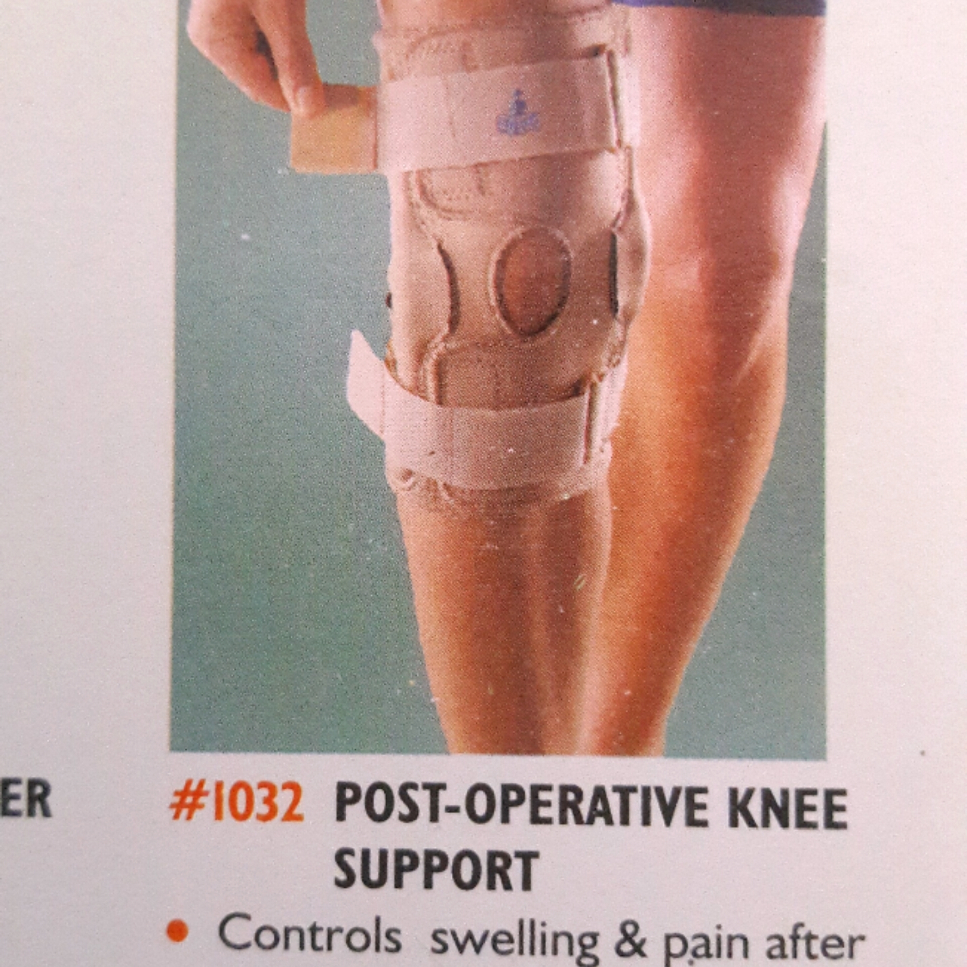 POST OPERATIVE KNEE SUPPORT OPPO 1032