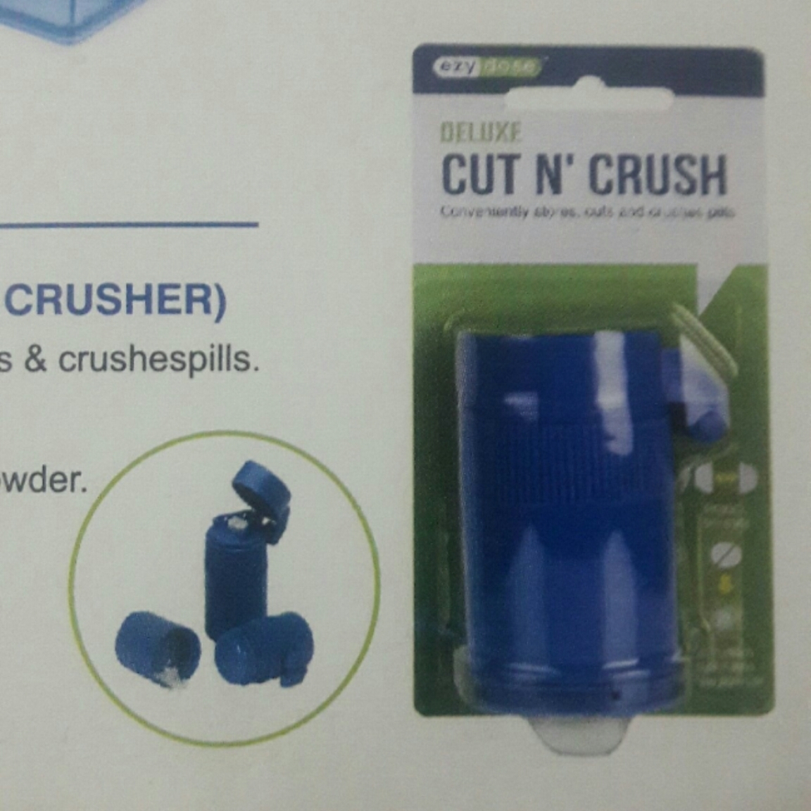 CUT & CRUSH PILL CRUSHER