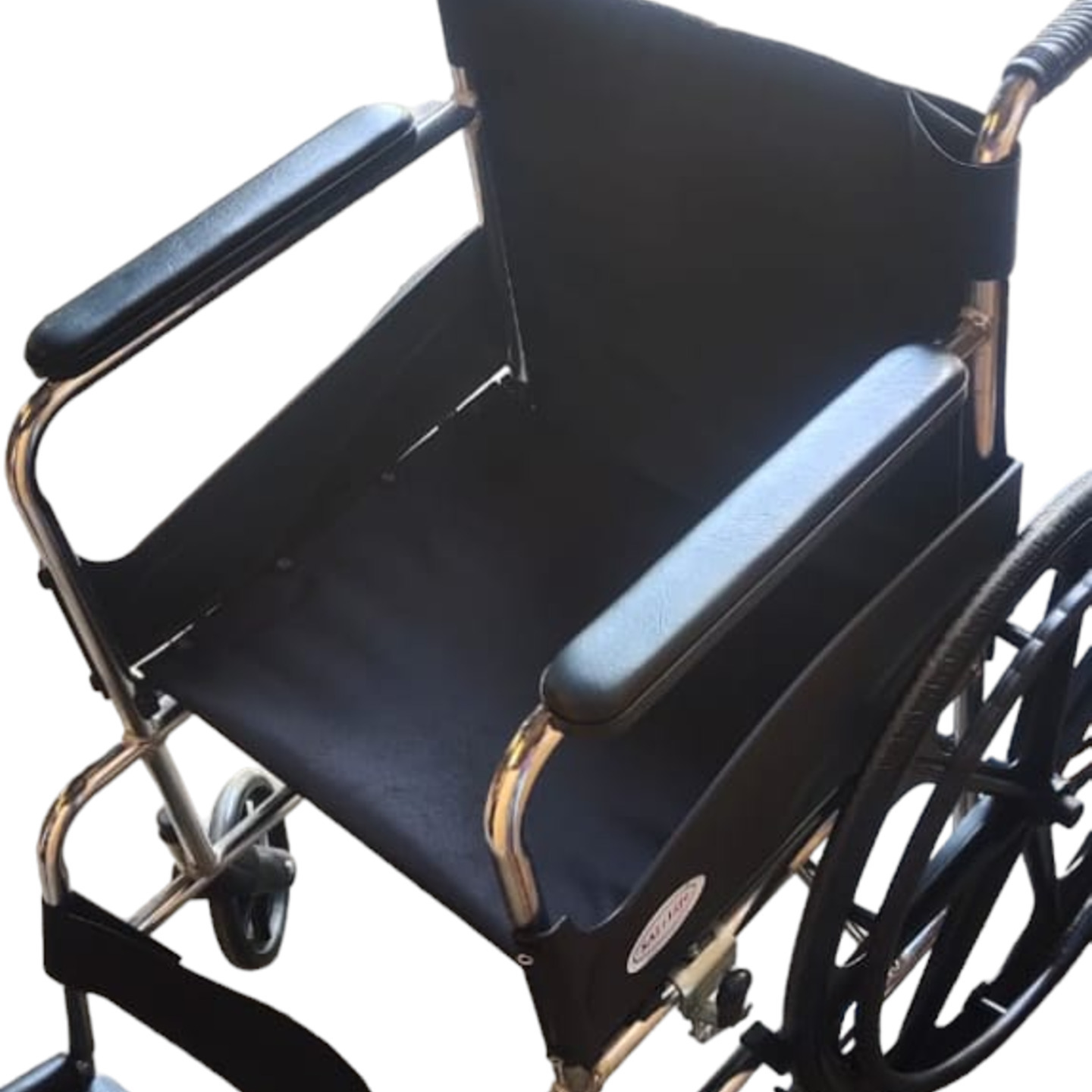 Wheel Chair Foldable Chromed Frame