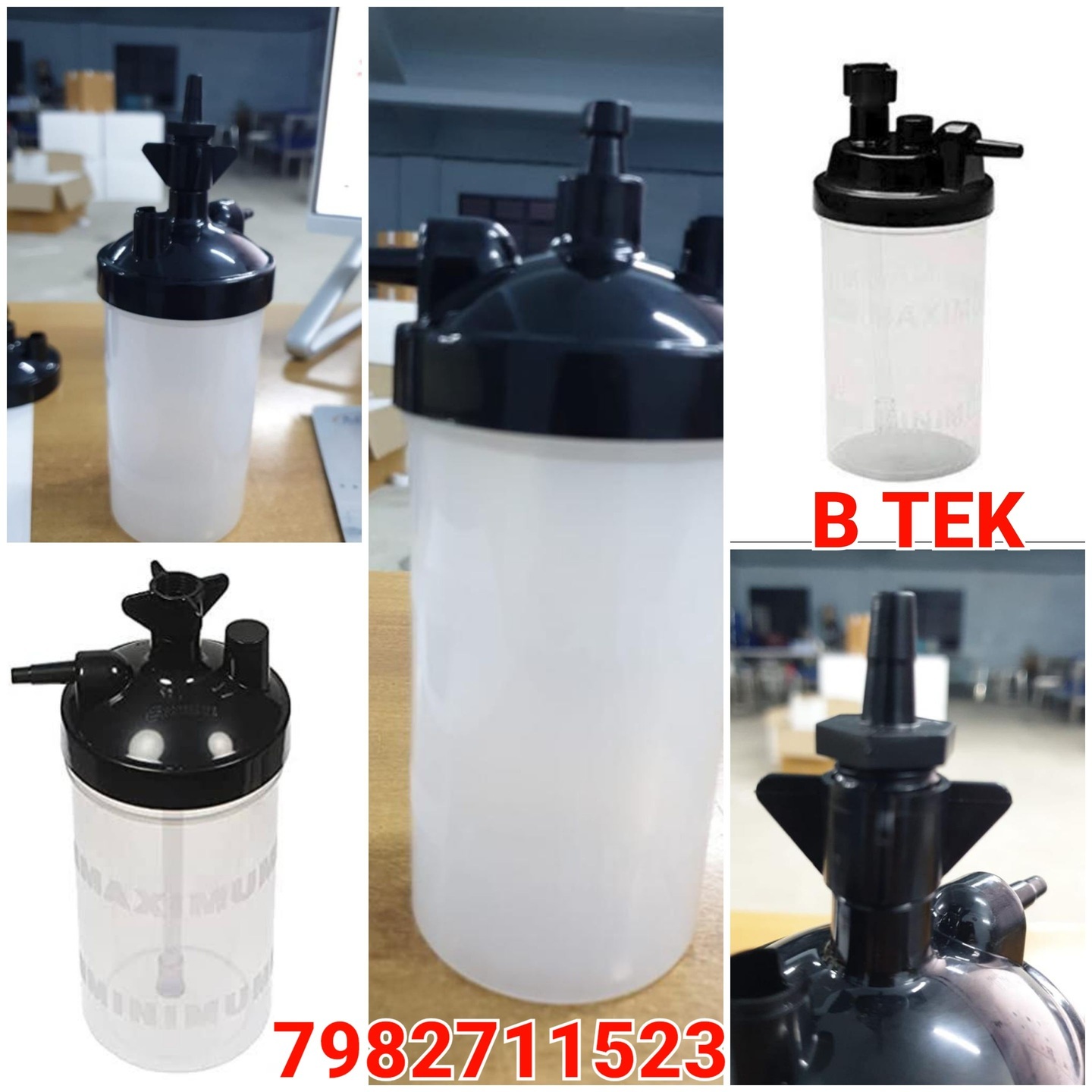 HUMIDIFIER BOTTLE FOR OXYGEN CONCENTRATOR PACK OF 1