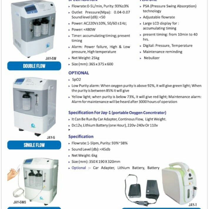 Oxygen Concentrator Jay 1
