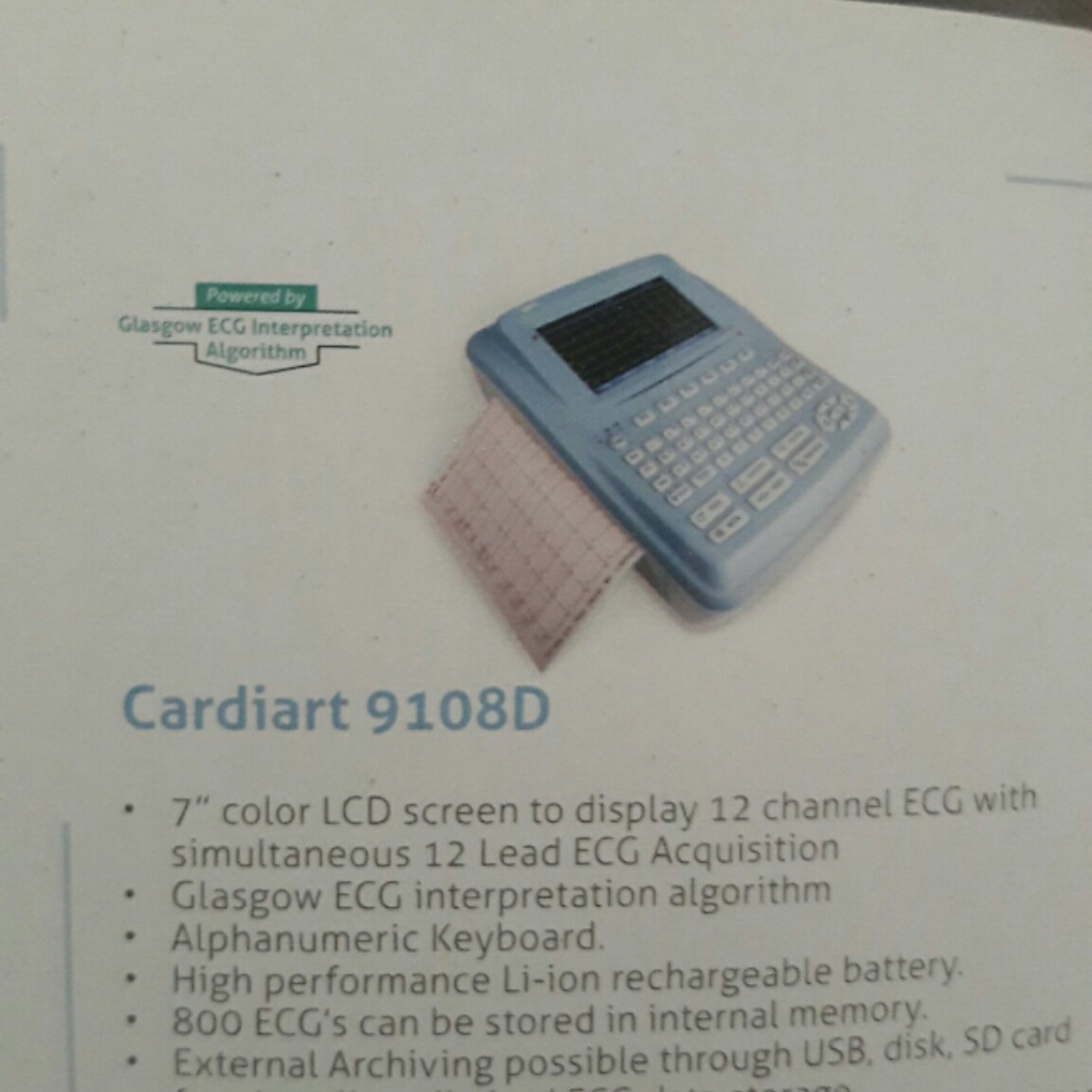 ECG CARDIART 9108D
