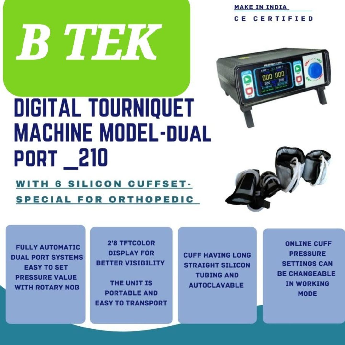 TOURNIQUET DIGITAL MAKE BTEK MODEL BT210