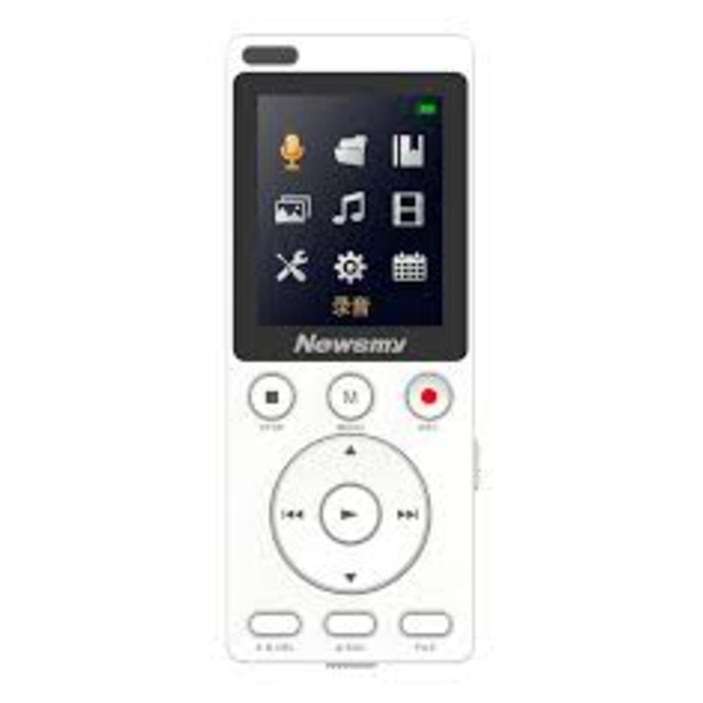 Newsmy RV35 8GB Digital Recorder & MP3 Player with speakers