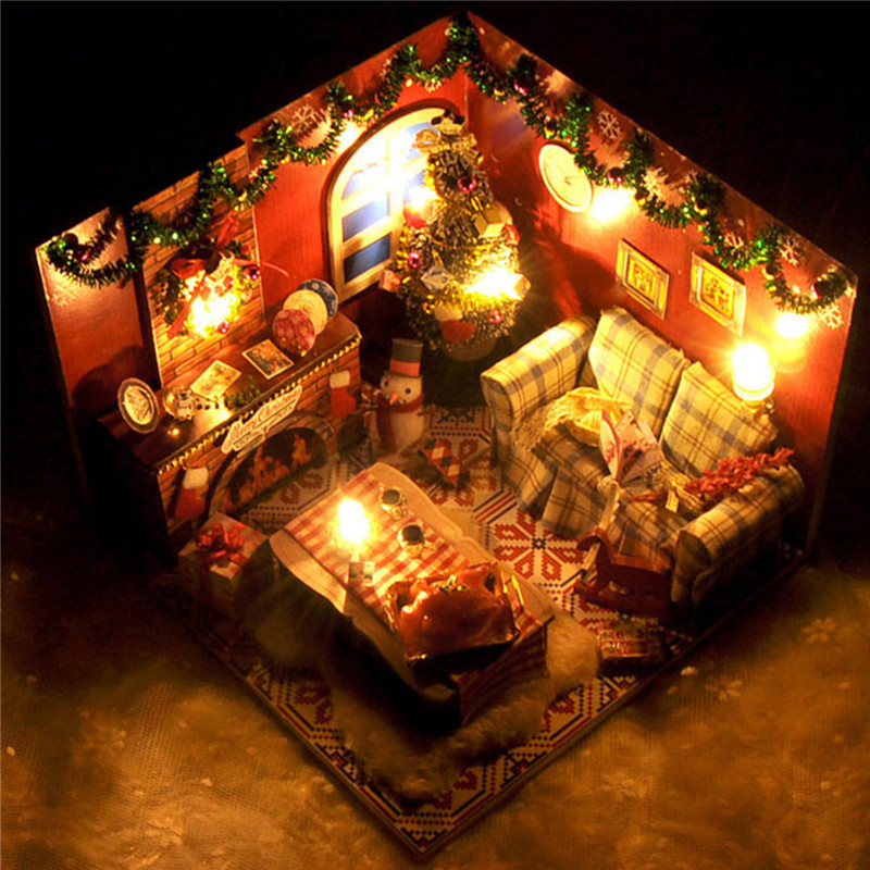 Wooden Christmas Room