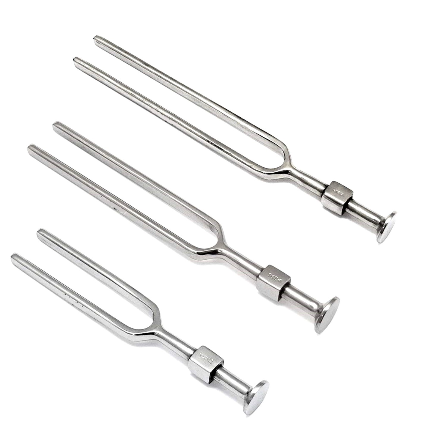 Vkare Stainless Steel Tuning Fork -  Set of 3 (128, 256, 512 MHz)