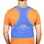 Vkare Magnetic Posture Corrector Spine Brace - Neoprene - Blue